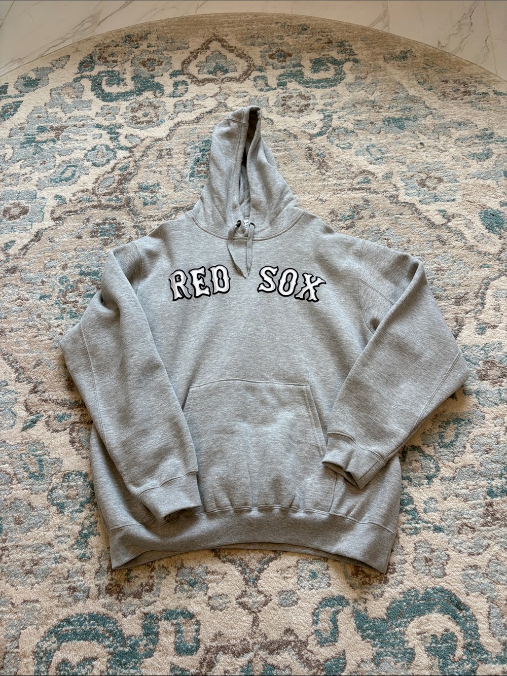 Red Sox Gray Pullover Hoodie Sweatshirt
